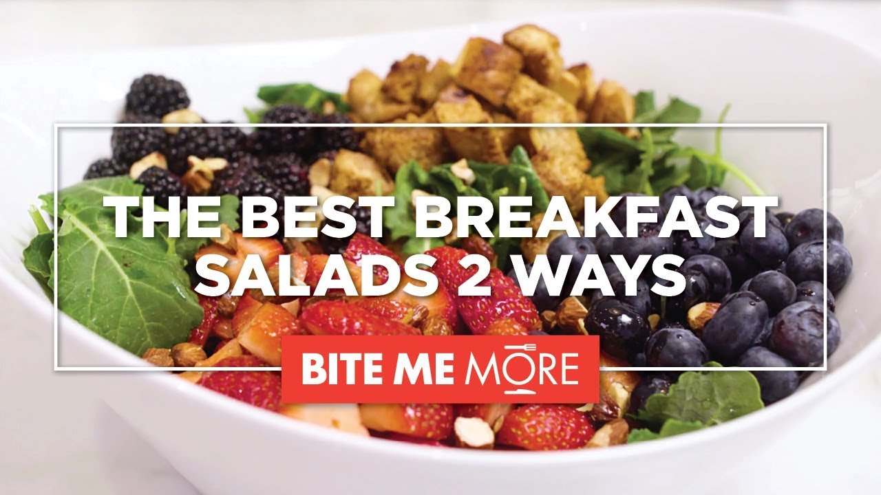 HEALTHY RECIPE - Easy Breakfast Salad 2 Ways
