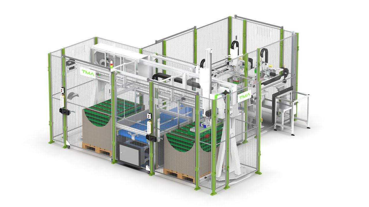 Dedicated automation - Depalletising & packing