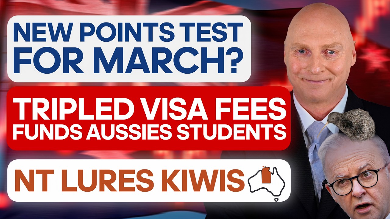 Australian Immigration News 22.8.26. March start date for the new points system? How will it look?