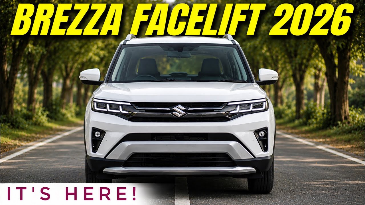 Maruti Brezza Facelift 2026 | New Brezza Facelift 2026 Launch Date in India | Brezza 2026 Facelift