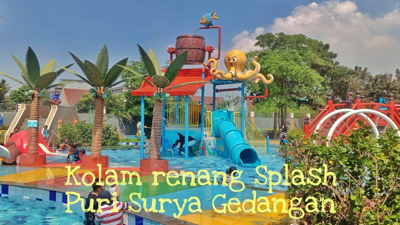 Kolam Renang ( Swimming pool) Splash Puri Surya Jaya Gedangan Sidoarjo