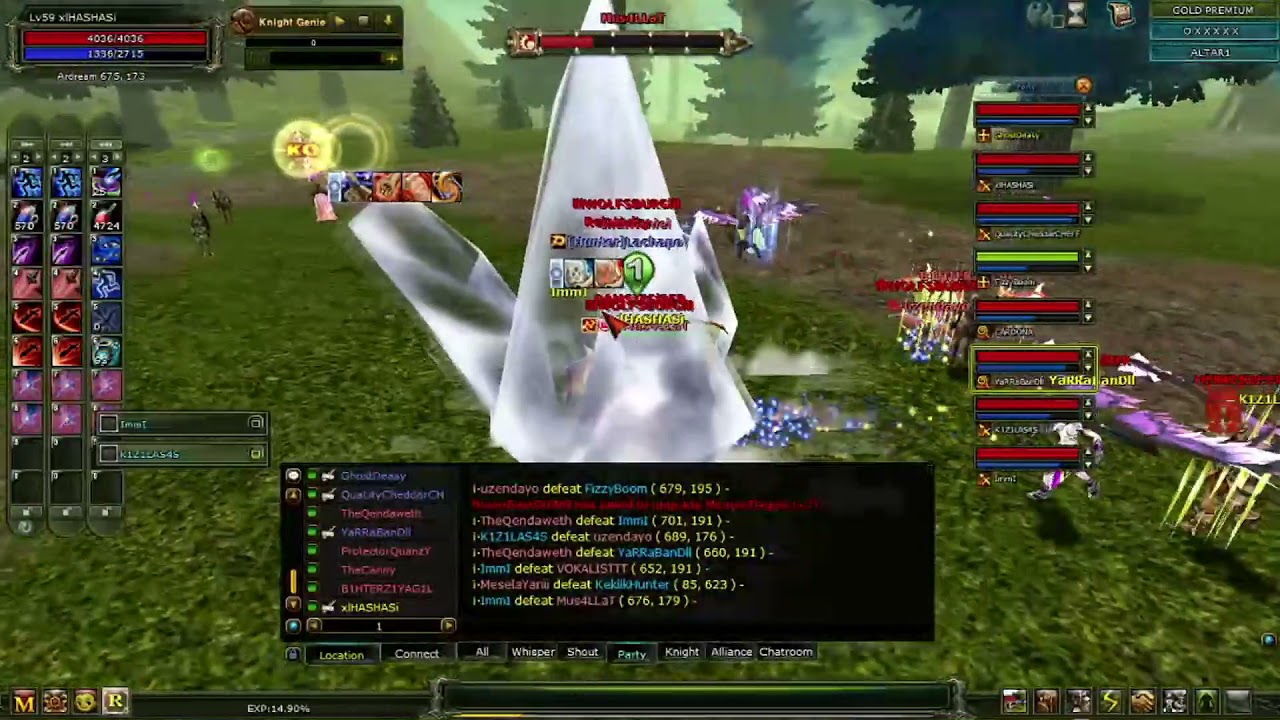 ALTAR DAMSIZ GİRER HARD PK MOVİE #knightonline #altar #ardream #pk