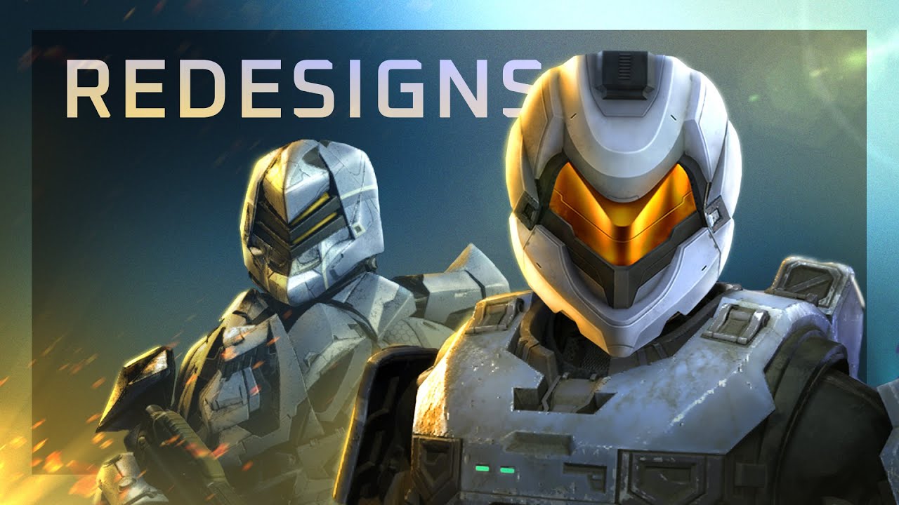 Redesigning HALO 5 Helmets for HALO INFINITE