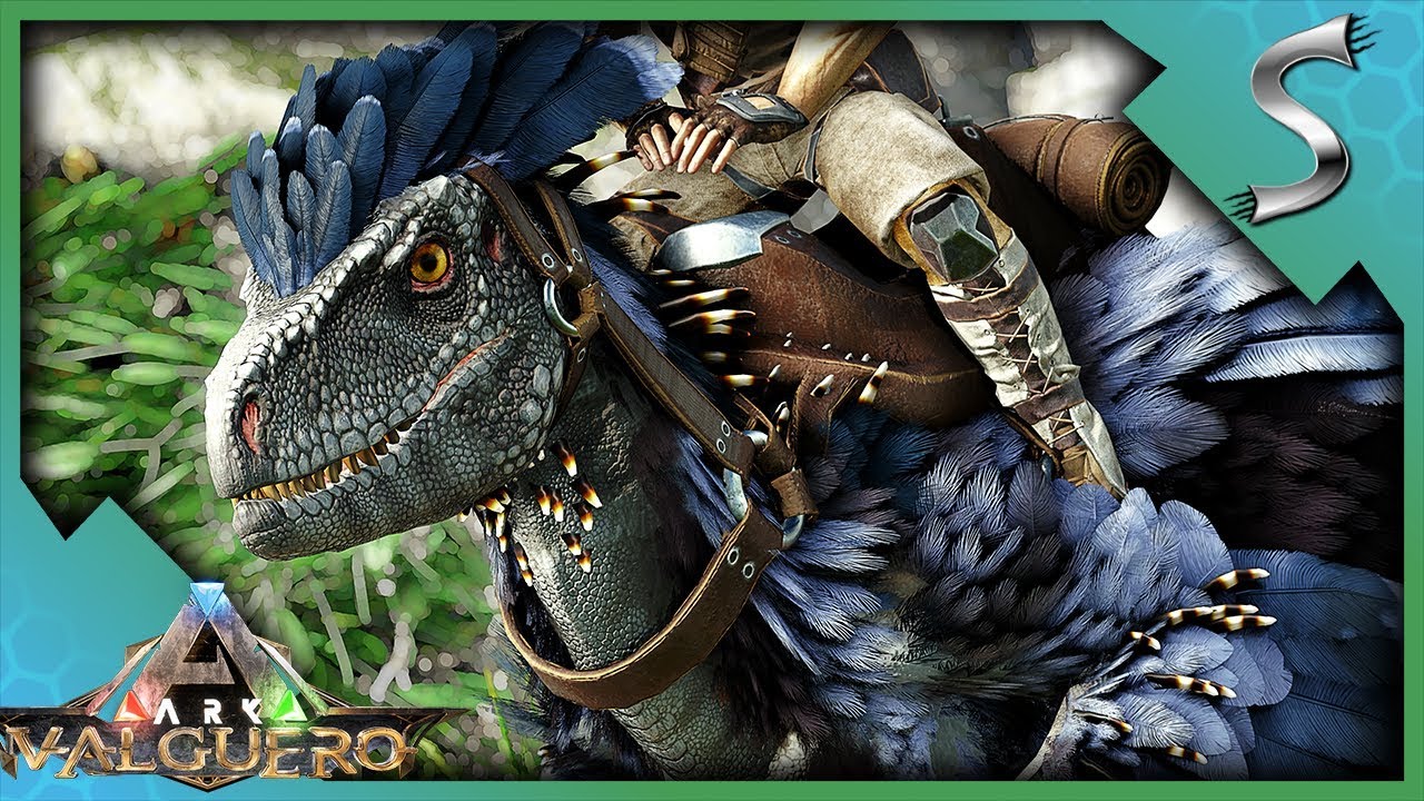 ARK DEINONYCHUS FIRST LOOK! PACK BONUS & LATCHING MECHANIC SHOWCASE! - Ark: Valguero [DLC Gameplay]