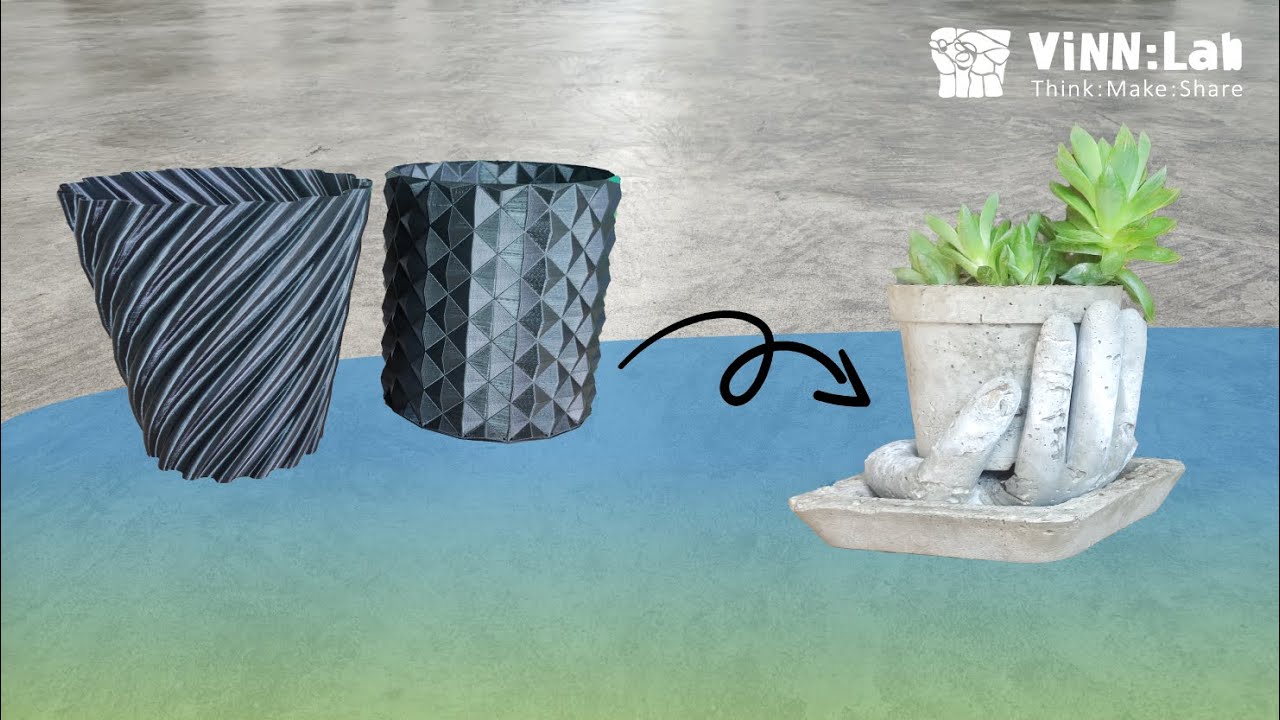 [ViNN:Lab] Betonguss mit 3D gedruckten Gussformen