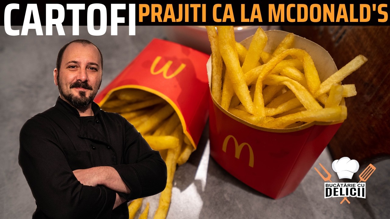 Reteta McDonalds de cartofi prajiti de casa | Cartofi prajiti ca la Fast-Food.