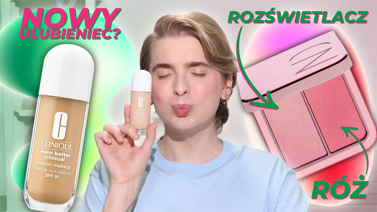 Mamy NOWEGO ULUBIEŃCA? Witaminowy podkład CLINIQUE 🍋‍🟩 i różane duo NATASHA DENONA 🌸 8h testu!