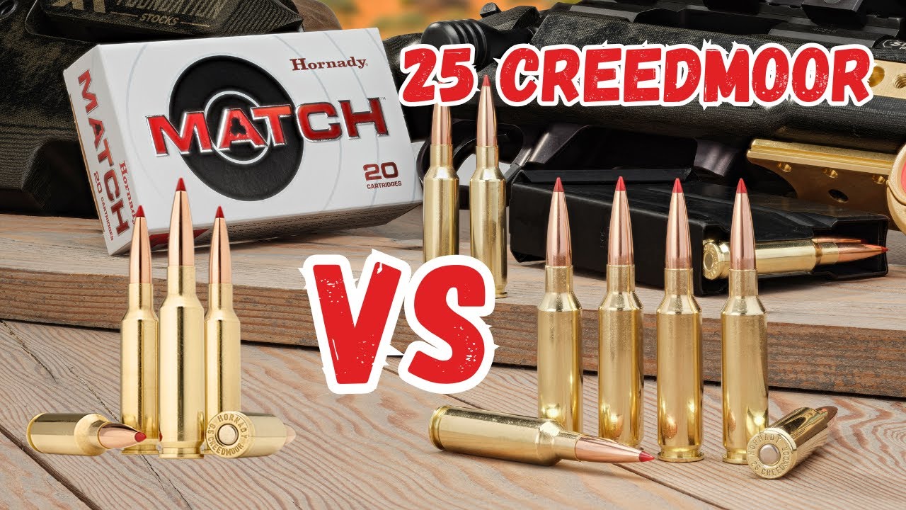 25 Creedmoor kontra 6.5 Creedmoor | Por&oacute;wnanie wkład&oacute;w