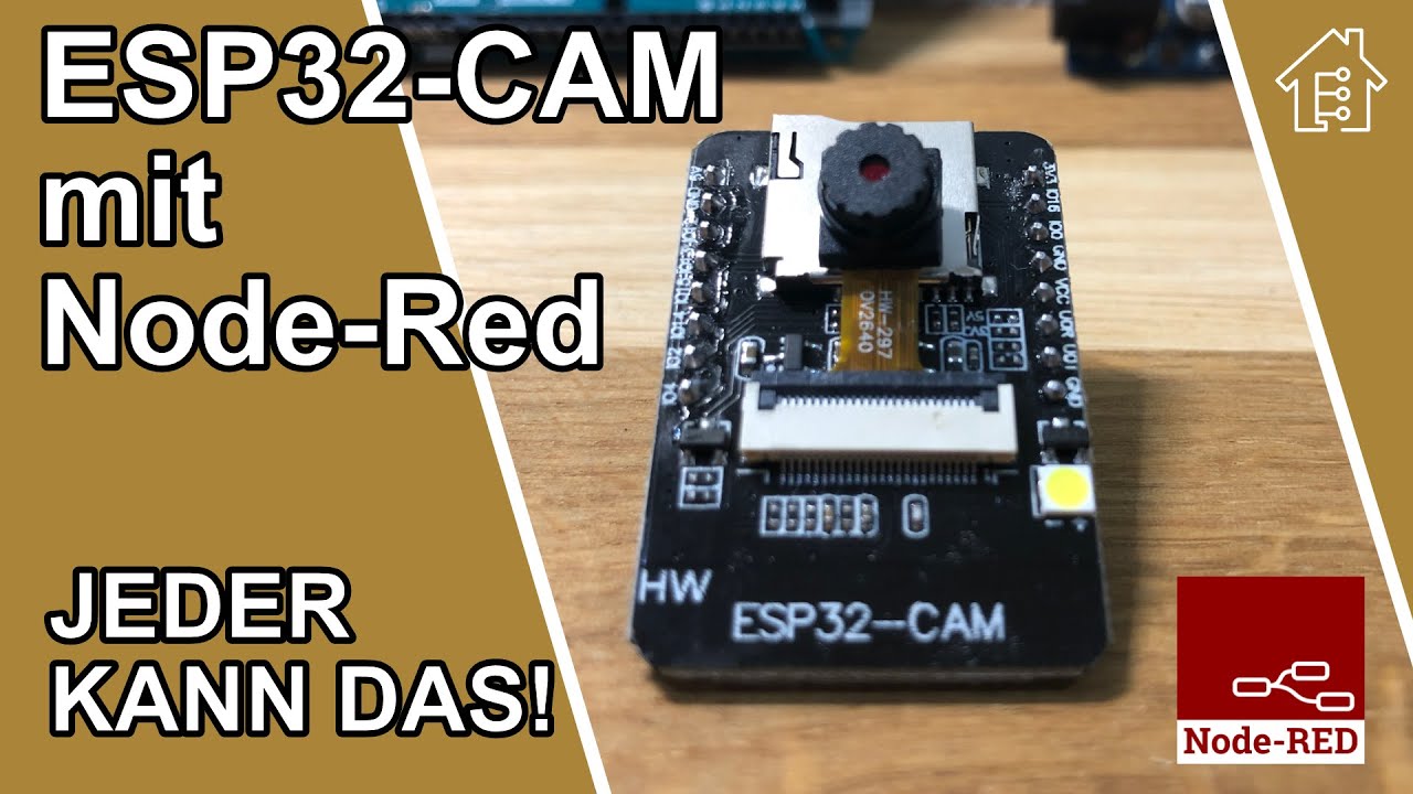 ESP32-CAM in NodeRed einbinden. | #EdisTechlab