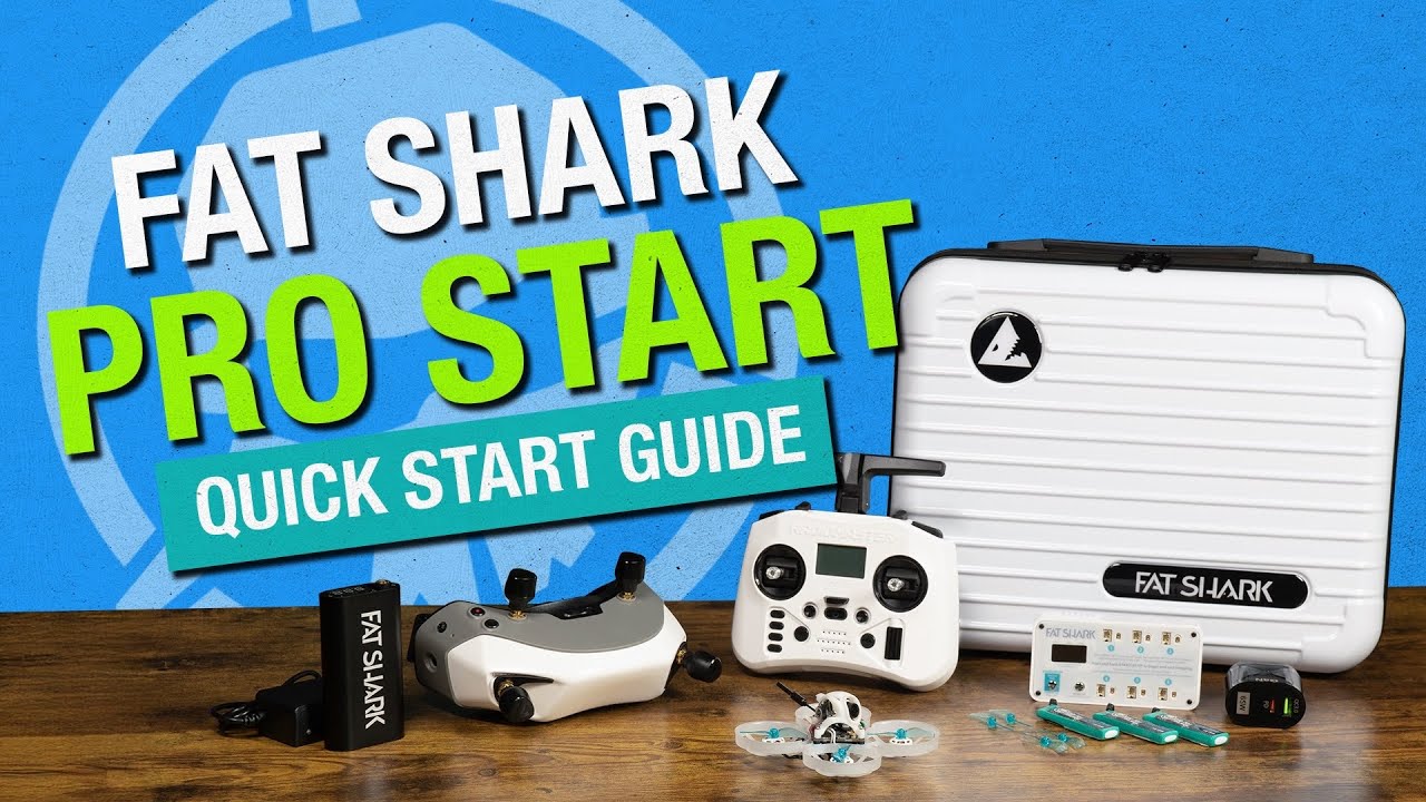 Комплект для FPV-дрона Fat Shark Pro Start — краткое руководство