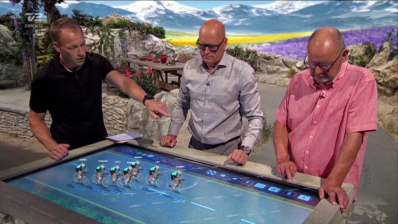 TV 2 Denmark Tour de France 2018 studio