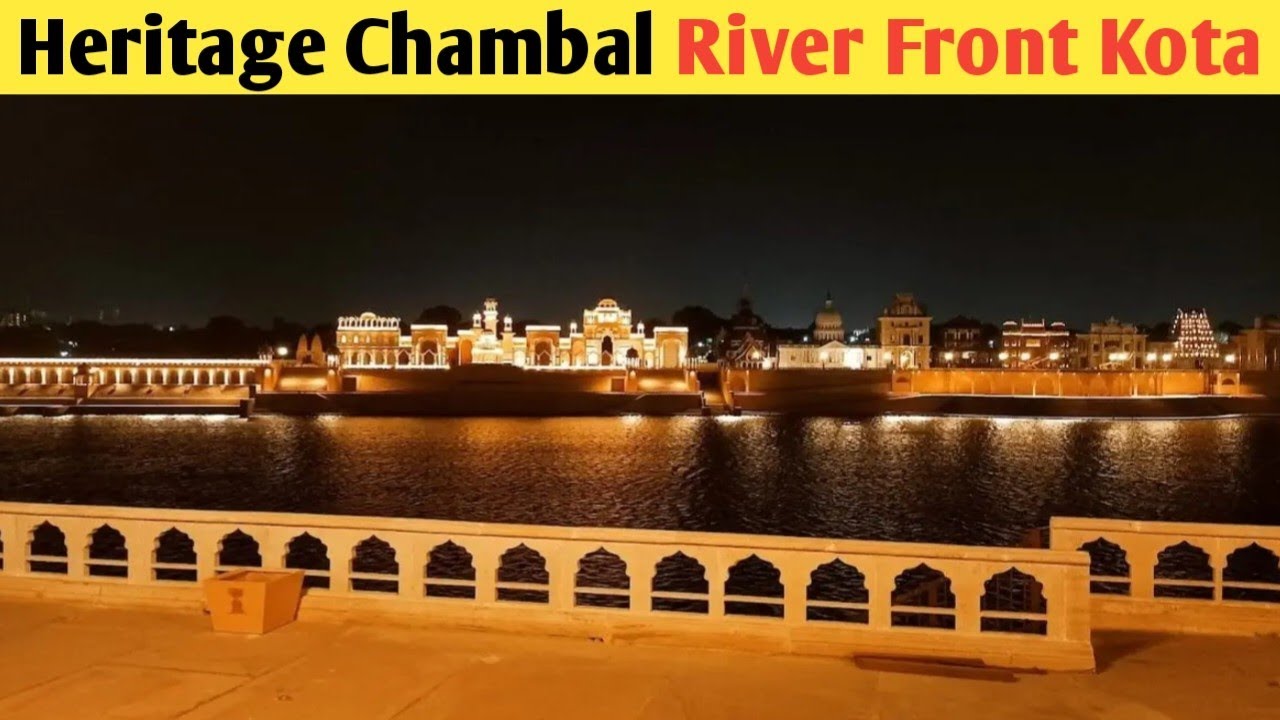 Heritage Chambal River Front Kota Rajasthan ❤️#kotariverfront #travel #heritage 