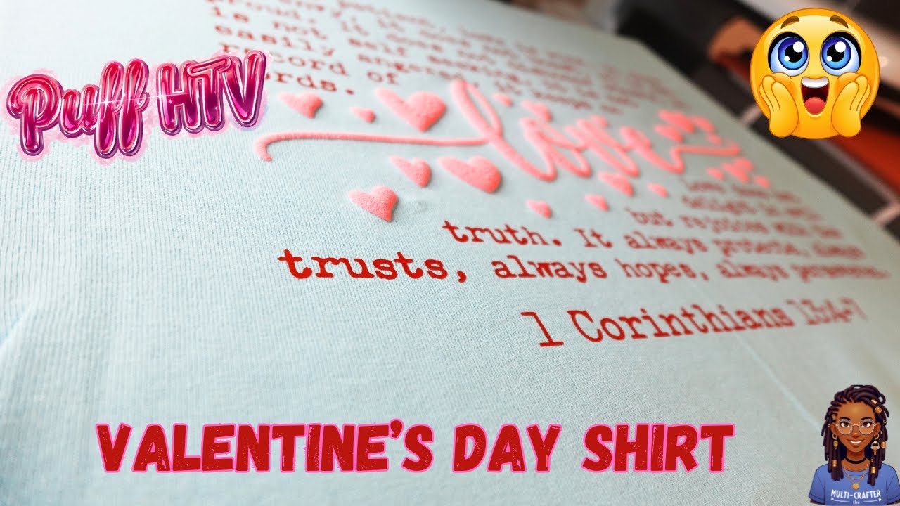Making a T-shirt Using Puff HTV. Amazing Results.