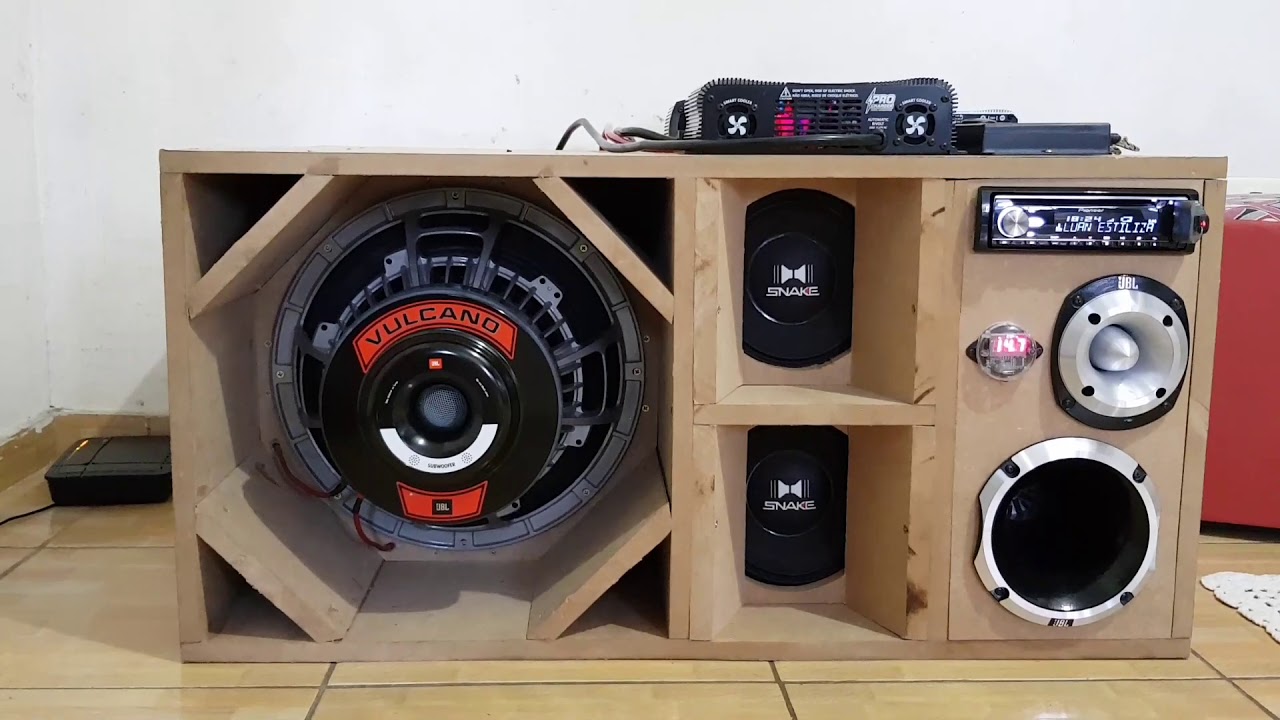 Caixa Trio - Quadriway - JBL Vulcano 3.8