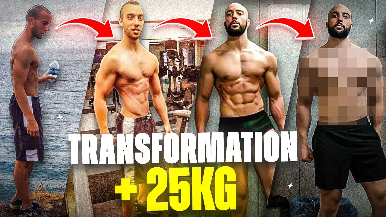 🔥 MA TRANSFORMATION PHYSIQUE EN 7ANS !