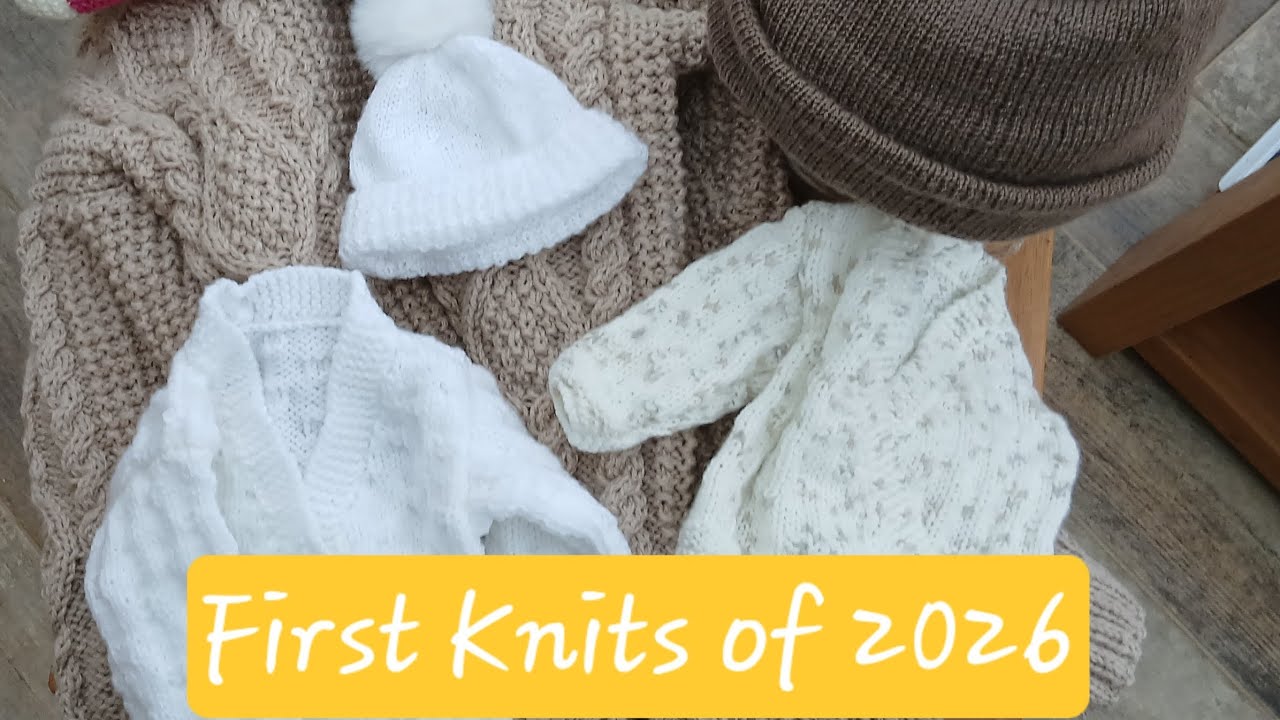 First Knits of 2026 by Whitby Guernsey Knit 