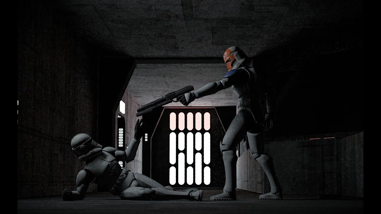 Star Wars The Clone Wars cinematic fan animation - Hangar