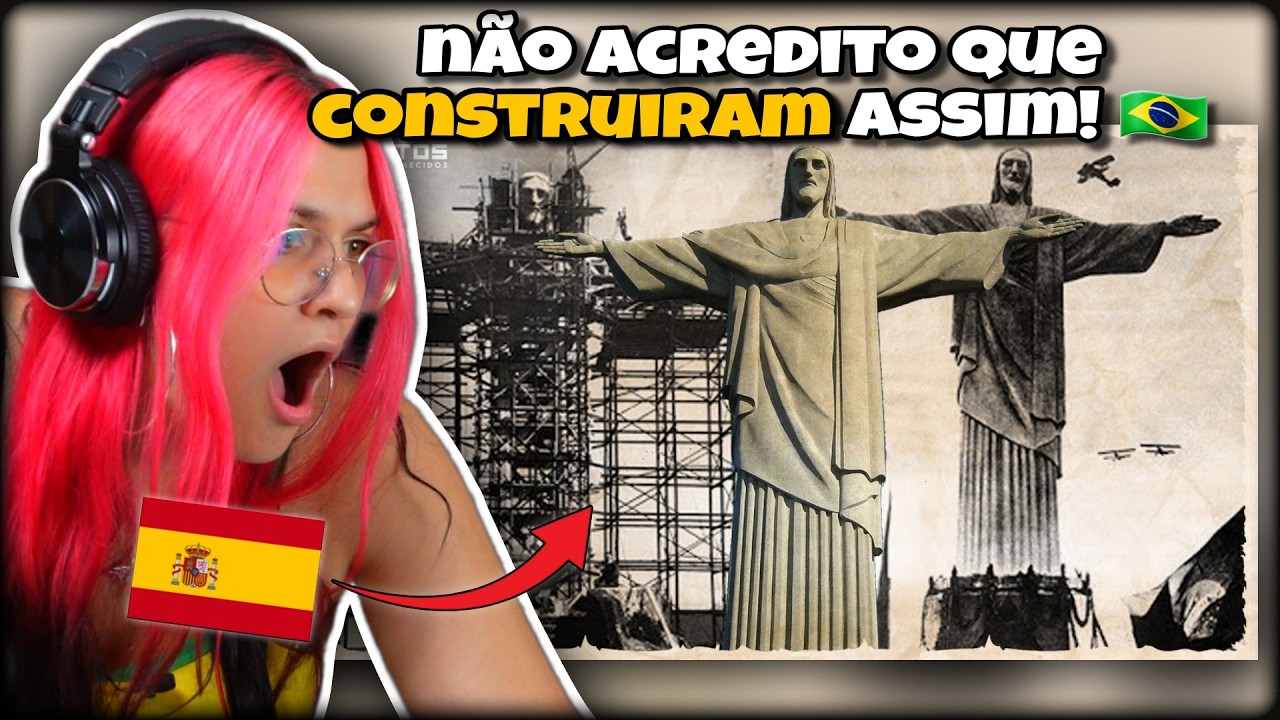 GRINGOS REAGEM A HISTÓRIA DA CONSTRUÇÃO DO CRISTO REDENTOR | FATOS DESCONHECIDOS