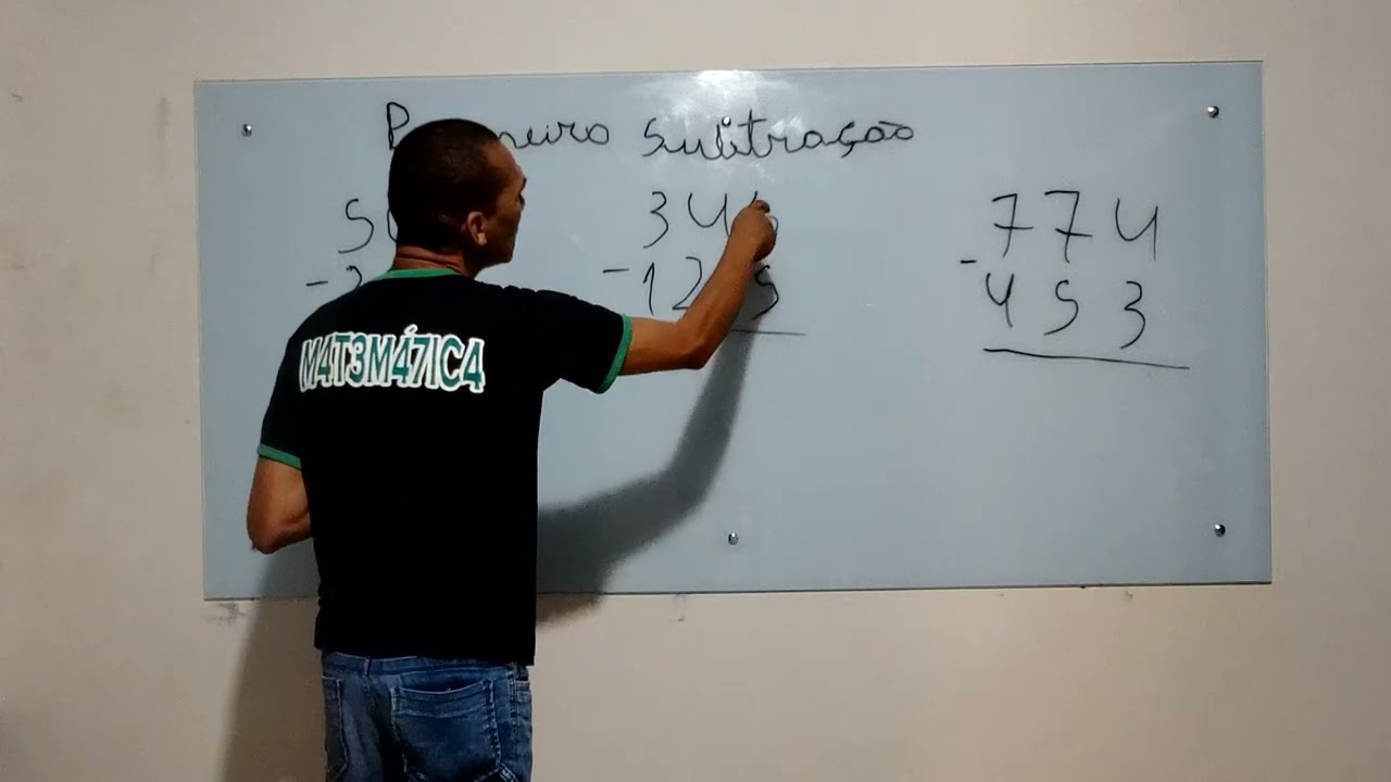 Primeira Atividade de Subtração.