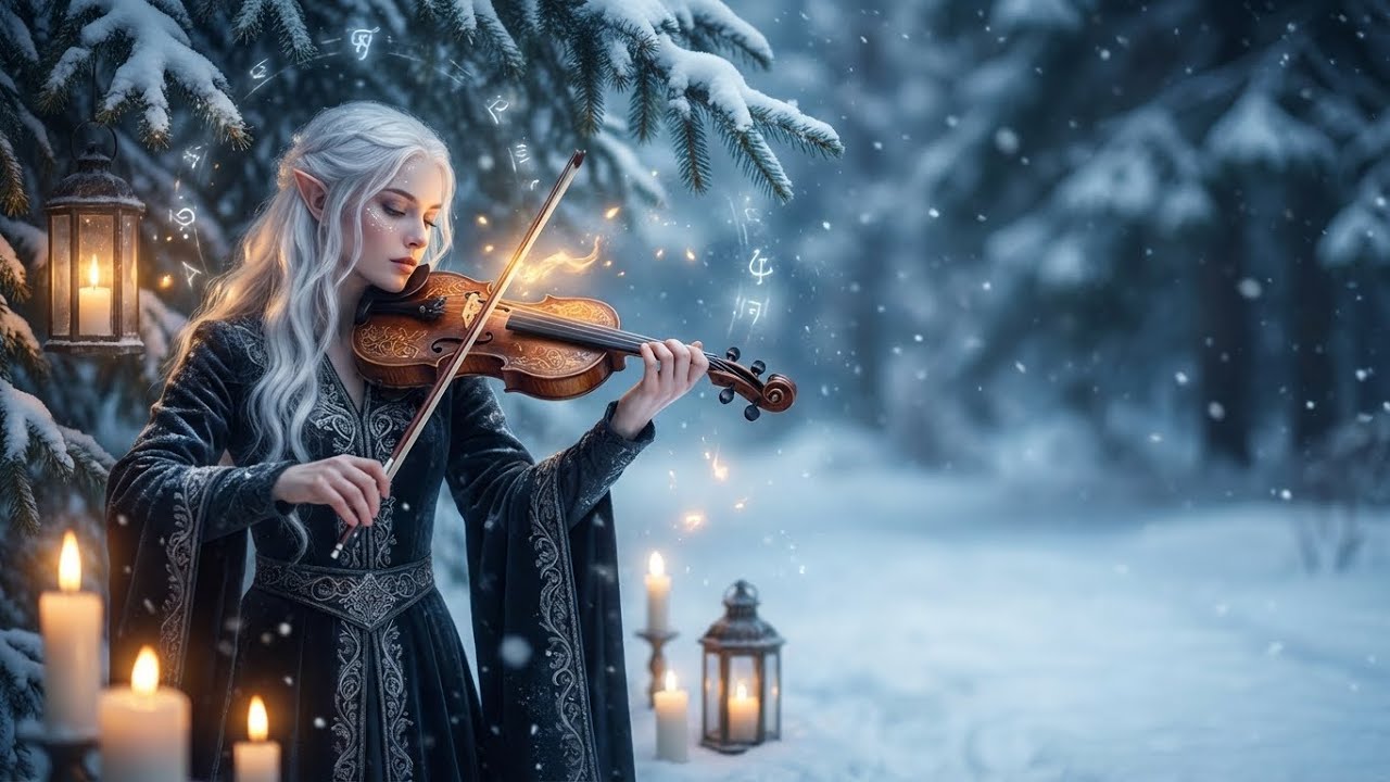 Magic of Winter ❄️ Enchanted Fantasy Folk Music | Piano, Violin & Flute