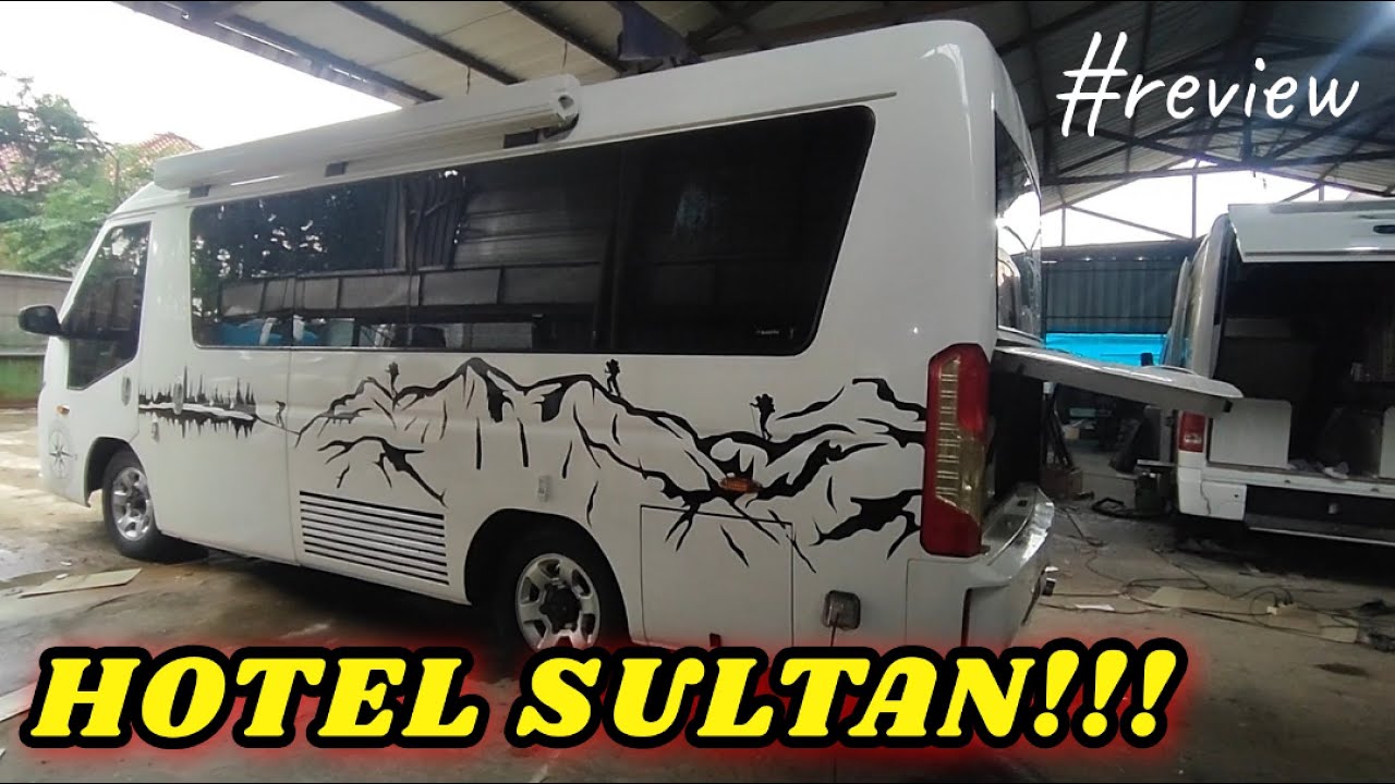 Sultan Mah Bebas??? Liburan Pake HoteL Berjalan Bintang 5!!! Auto Ngiler | Campervan Indonesia