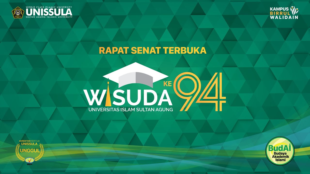 Rapat Senat Terbuka Wisuda 94 UNISSULA