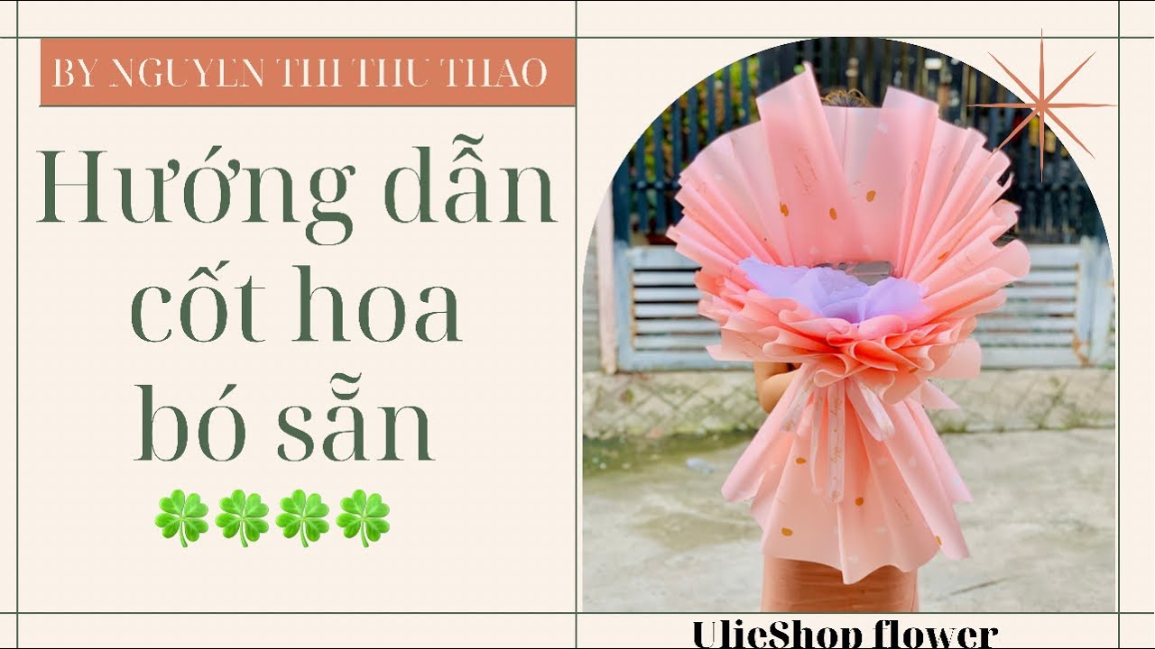 Cách làm cốt hoa 50 bông đơn giản chạy đơn mùa lễ tiện lợi(tập1)/ulieShop/flower/bouquet, 花束