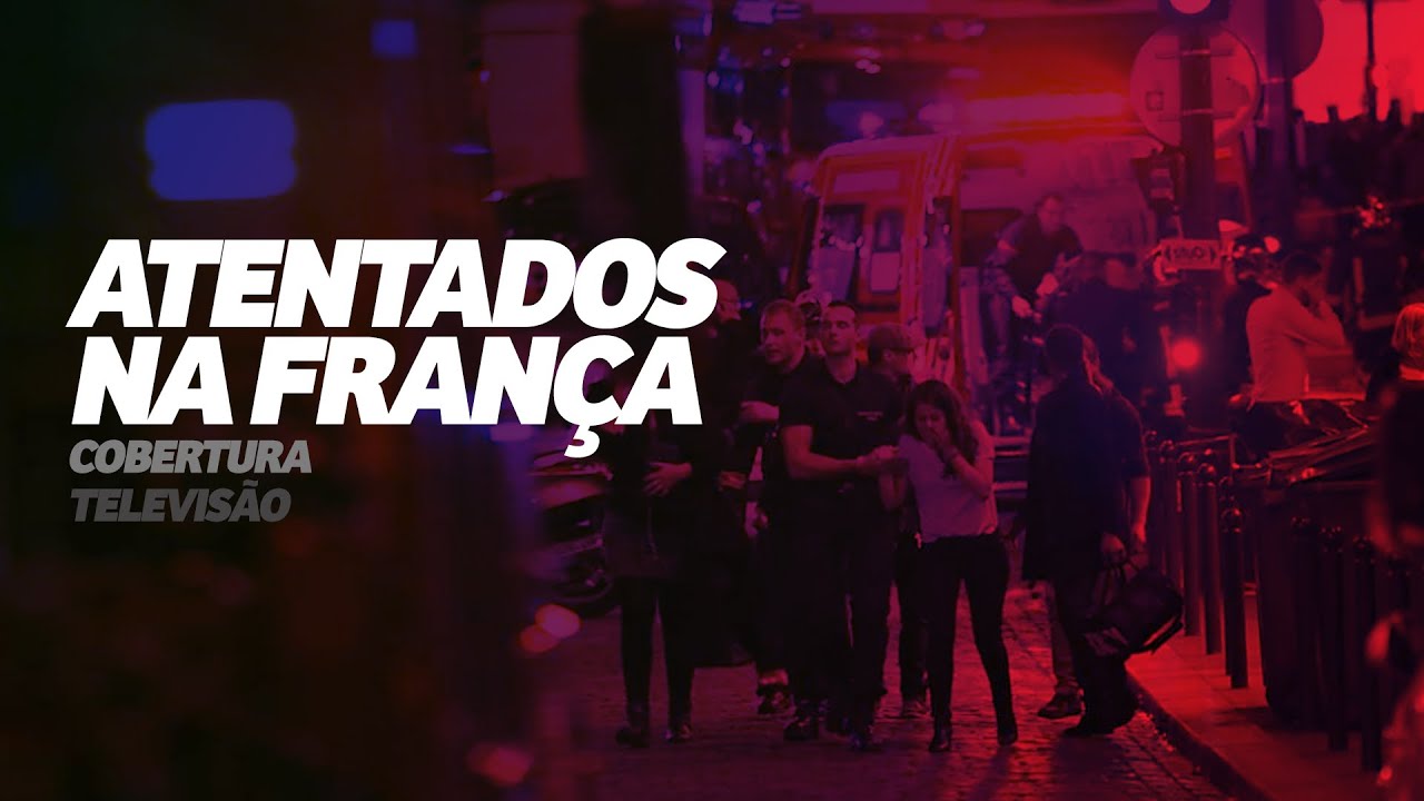 Escalada dos telejornais sobre os atentados terroristas na França (13 e 14/11/2015)