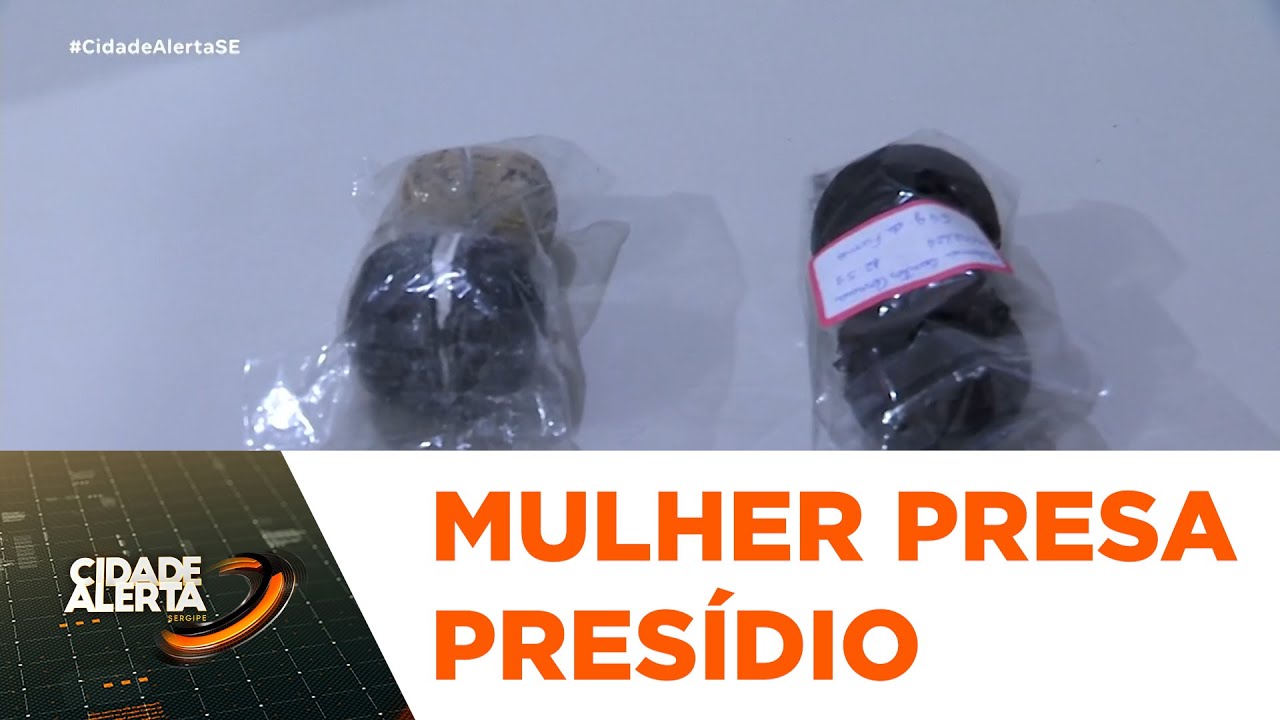 Mulher é presa ao tentar levar drogas para o irmão no presídio do Santa Maria em Aracaju - CA