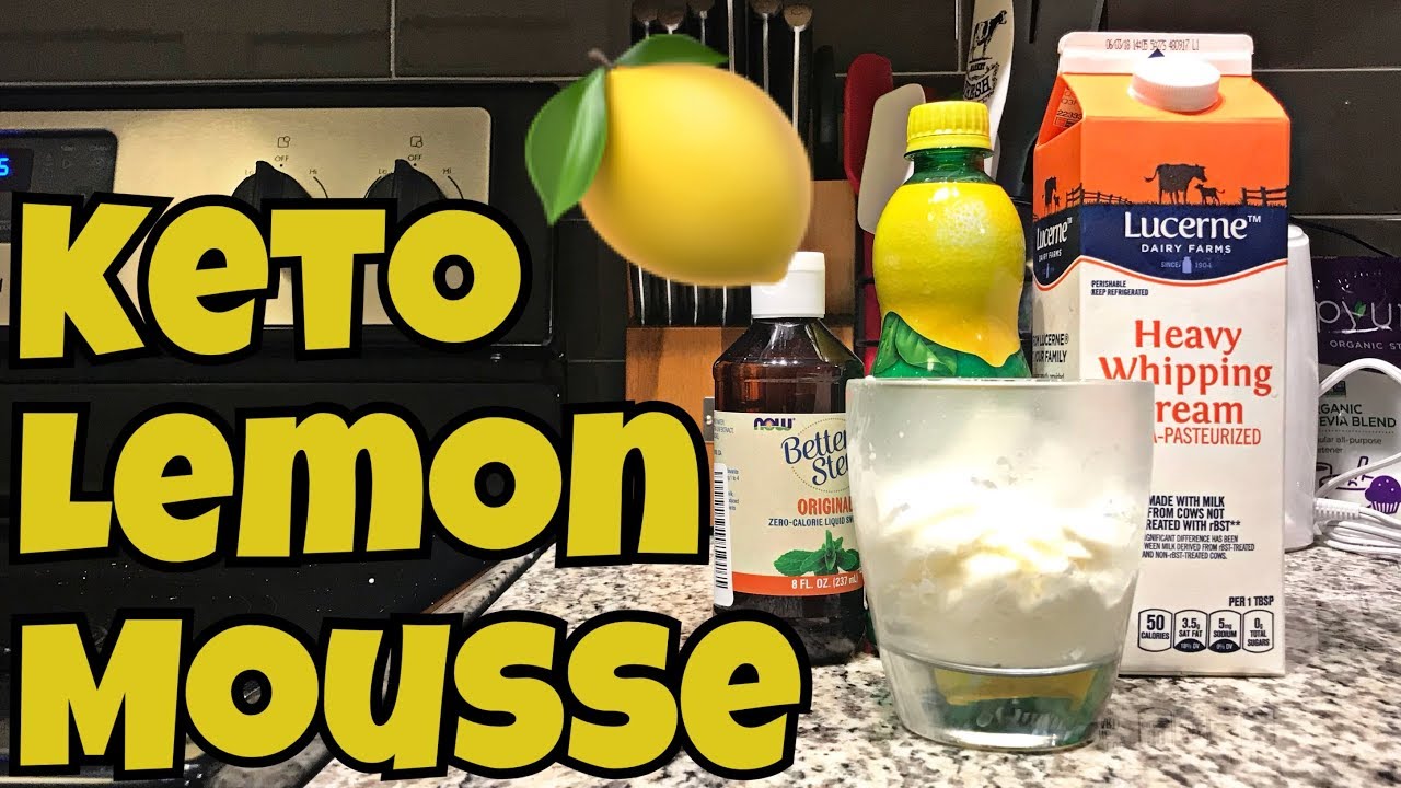Keto Lemon Mousse | Easy 5 Minute, No Bake Dessert! | SO GOOD!