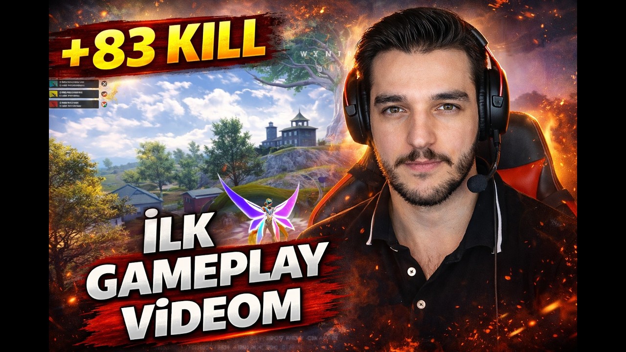 İLK GAMEPLAY VİDEOM! +83 KİLL! | PUBG Mobile
