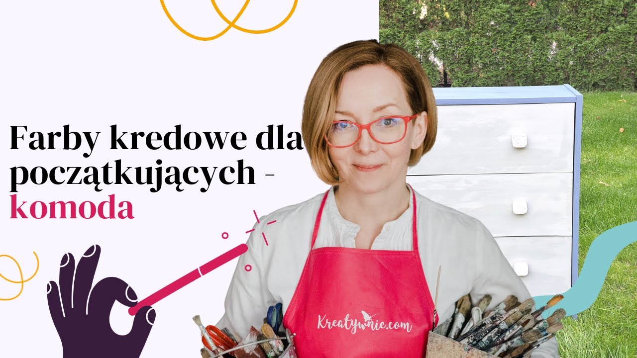Jak malować farbą kredową. Szybka metamorfoza komody z IKEA dla początkujących.