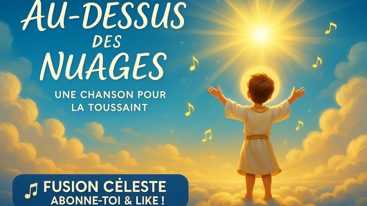 Chant pour enfant pour la Toussaint/ Au delà des Nuages  (Fusion Céleste)