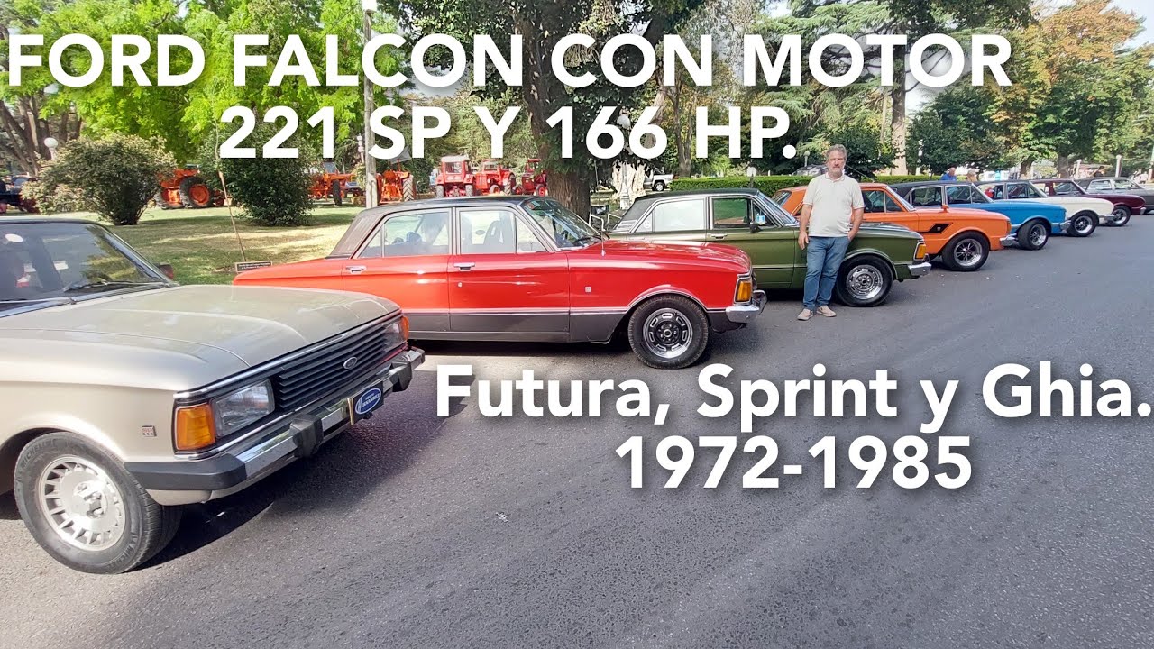 FORD FALCON SPRINT, FUTURA Y GHIA, CON  MOTOR 221 SP DE166 HP. INFORME  DE AUTO AL DÍA. (2.2024)