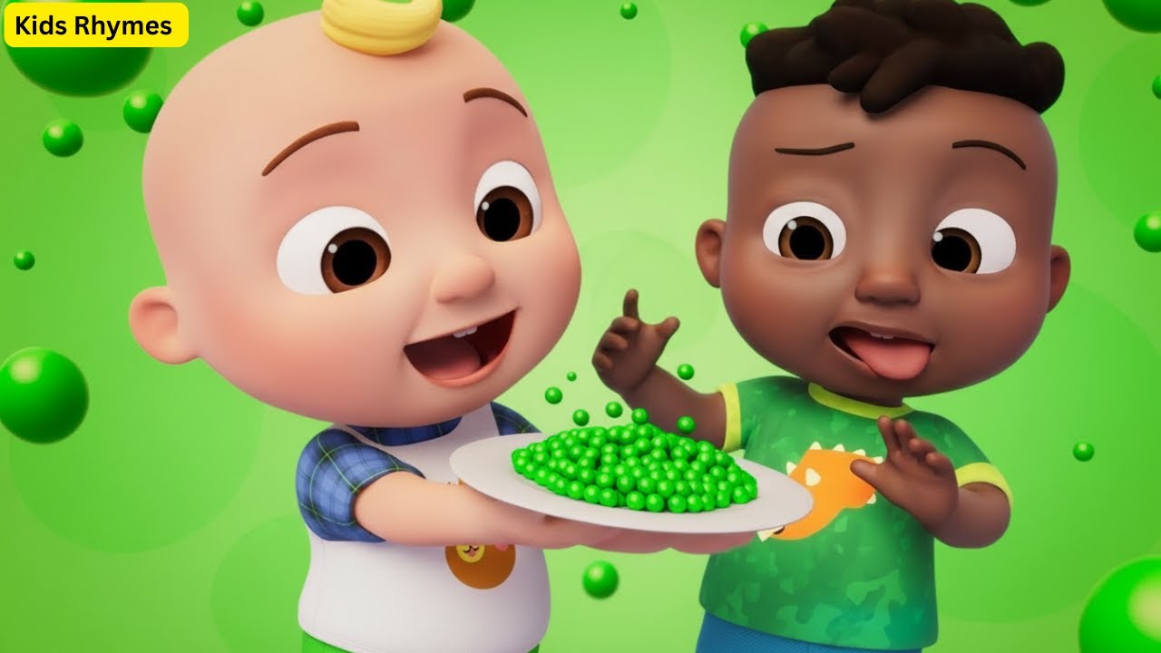 Yummy Peas Song 🌱 | Vegetables Song for Kids | Healthy Food Nursery Rhyme