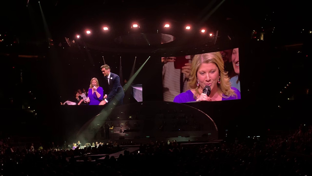 Michael Bublé  (& Michelle)! - You're Nobody til Somebody Loves You - Washington D.C. - 2/19/2019