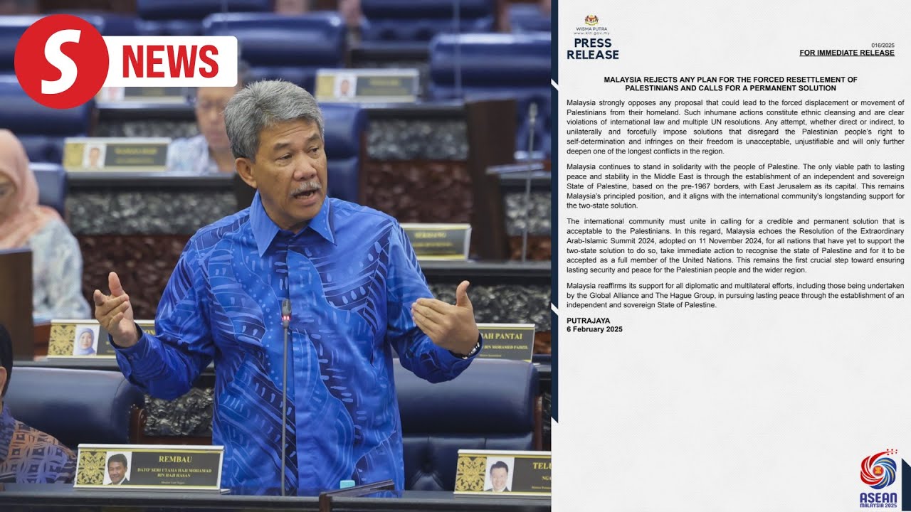 Asean to issue statement against Trump&rsquo;s proposal to remove Palestinians from Gaza, says Tok Mat