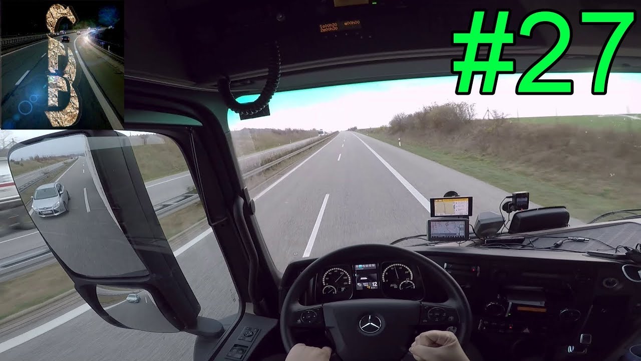 Führerstand LKW #27 (Von Neukloster bis Ludwigslust) Führerstandsmitfahrt Viel Gequatsche