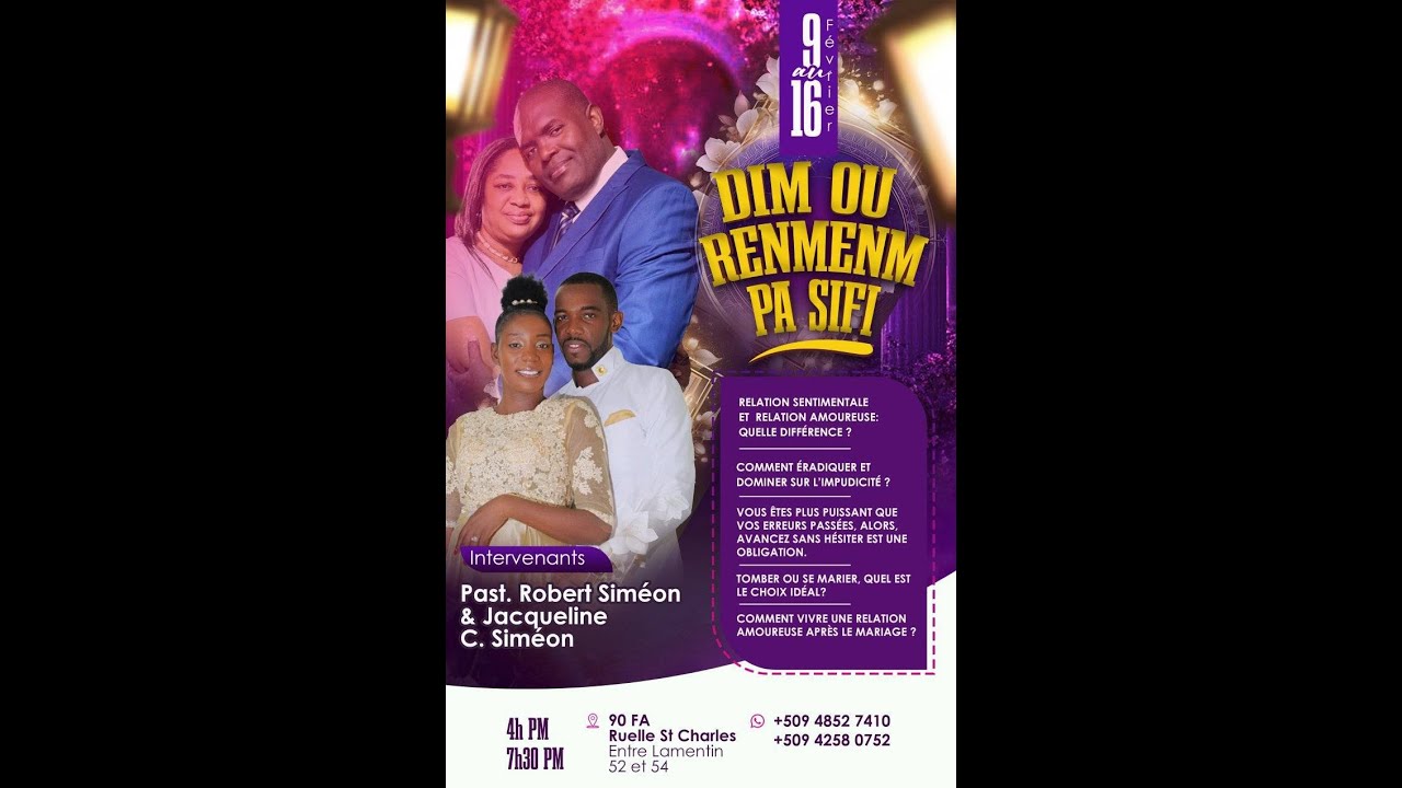 Dim u renmenm pa sifi || Jour 02|| 10 Fev 2025