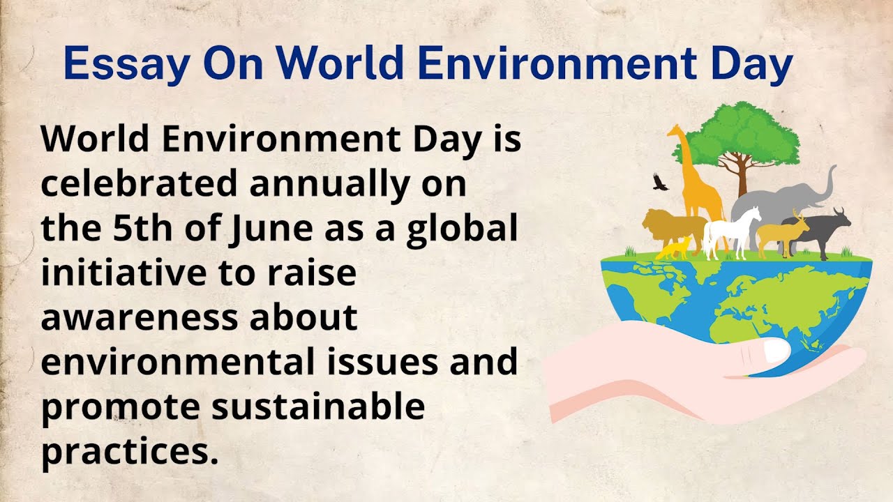 Essay On Environmental Day | 500 Words Essay On Environmental Day | Environmental Day