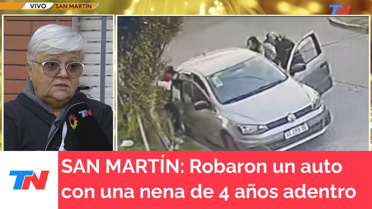SAN MARTÍN: Abuela, madre y una nena de 4 años asaltadas a punta de pistola.