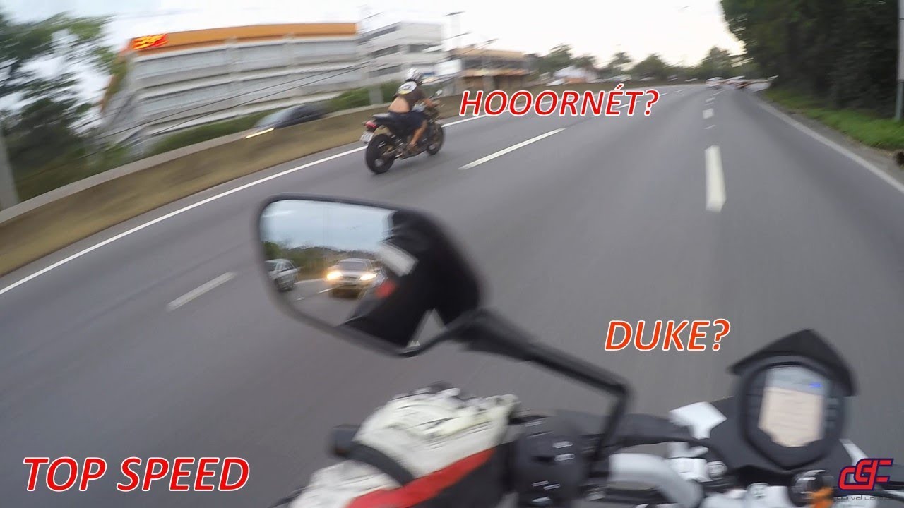 TOP SPEED KTM Duke 390 e na curva a gente acerta - Durvalcareca