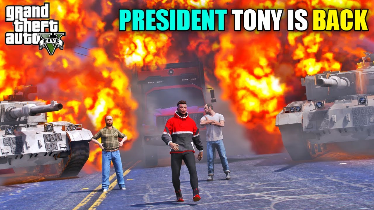 GTA 5 : PRESIDENT TONY IS BACK IN LOS SANTOS || BB GAMING