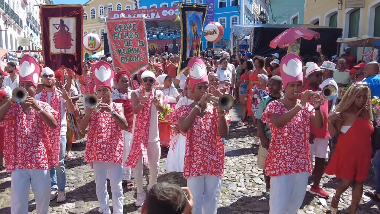 SALVADOR BAHIA - CELEBRAÇÃO AFOXÉ FILHOS DE KORIN EFAN DIA DE SANTA BÁRBARA(04 Dezembro,2024) #