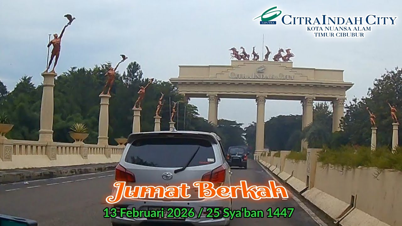 Citra Indah City 13 Februari 2026 Jum’at Berkah