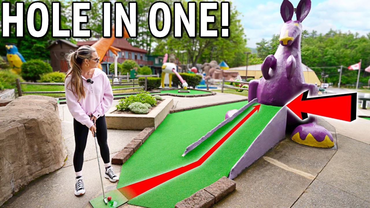 We Found an AWESOME Old School Mini Golf Course!