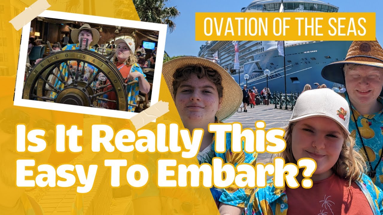 Is it really this easy to embark on the Ovation of the Seas? (Day 1)
