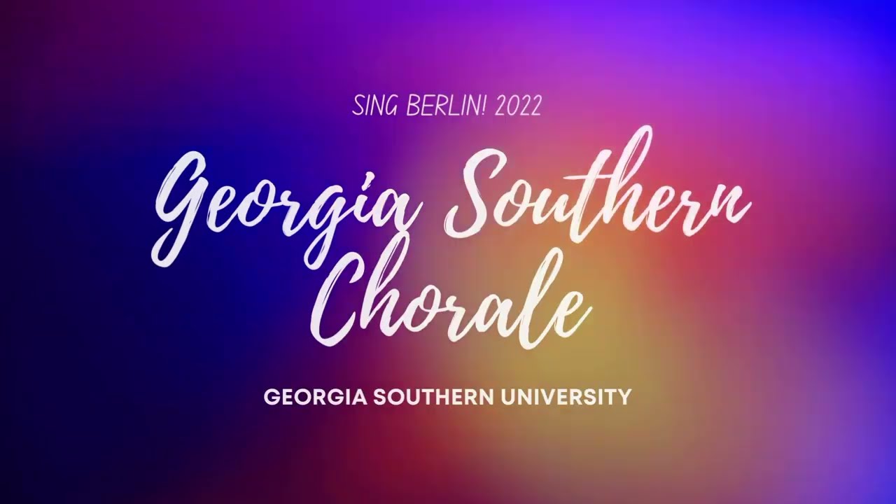 Get Away, Jordan - Stacey V. Gibbs, Southern Chorale, Sing Berlin 2022, Category Winner