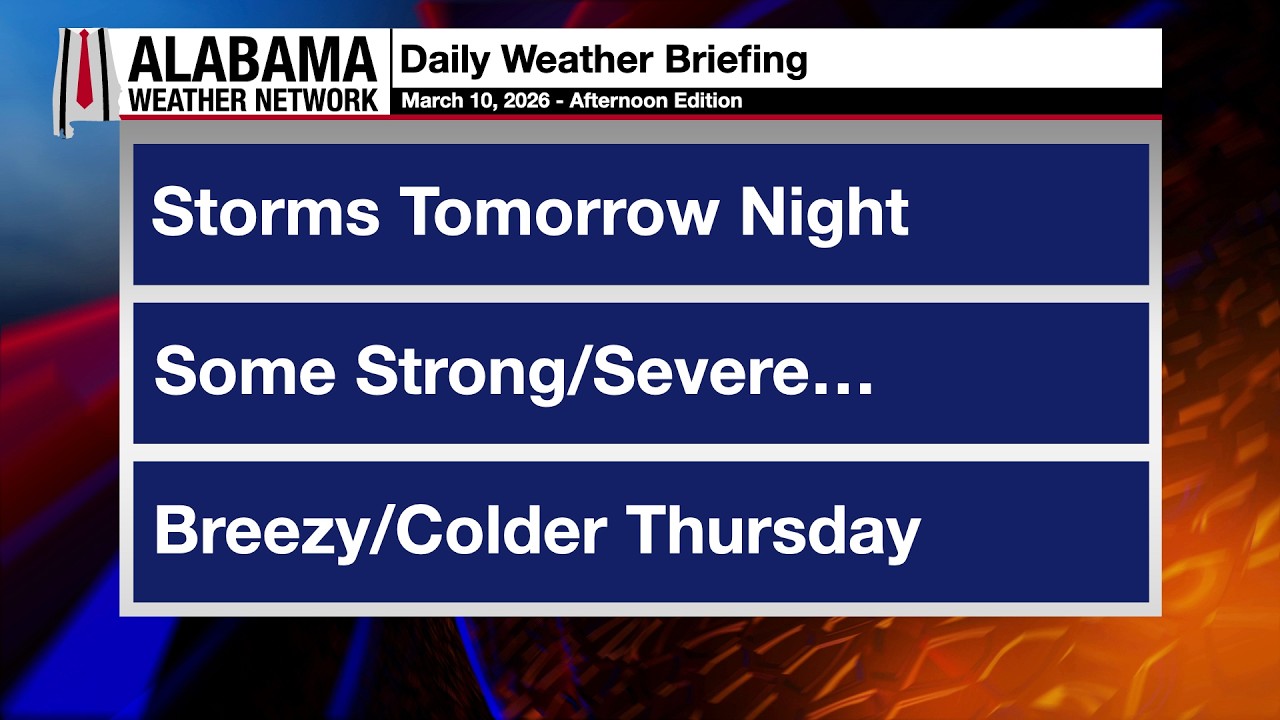 James Spann's Afternoon Briefing - Tuesday 3.10.26