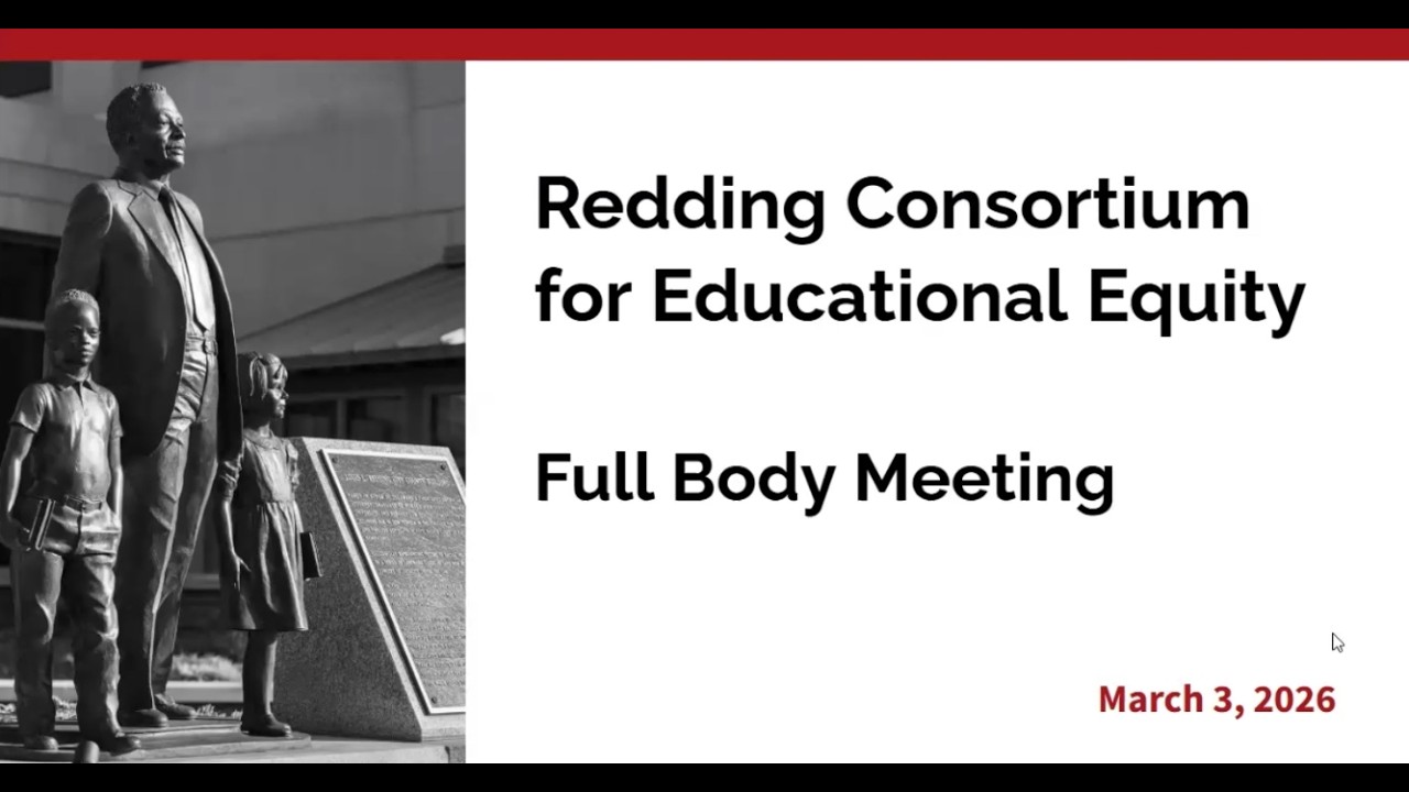 March 3, 2026—Full Body Redding Consortium Meeting